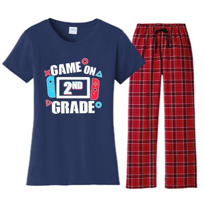 Funny Game On 2nd Second Grade Women's Flannel Pajama Set