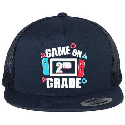 Funny Game On 2nd Second Grade Flat Bill Trucker Hat