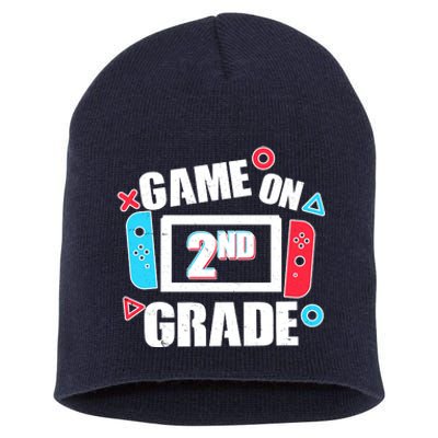 Funny Game On 2nd Second Grade Short Acrylic Beanie