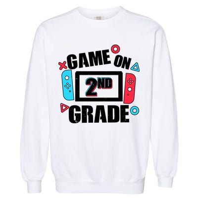 Funny Game On 2nd Second Grade Garment-Dyed Sweatshirt