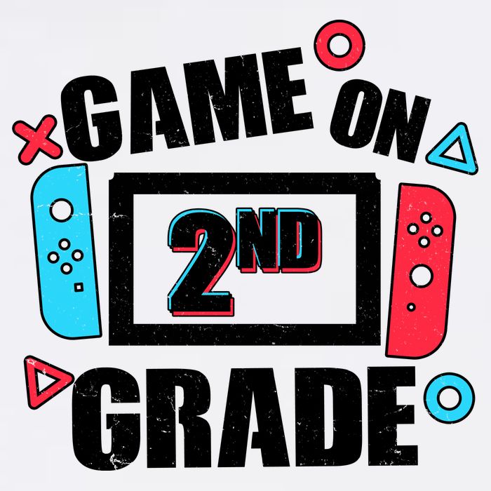 Funny Game On 2nd Second Grade Garment-Dyed Sweatshirt