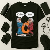 Funny Geek Outfit Nerd Costume Pythagoras Vs Einstein T-Shirt