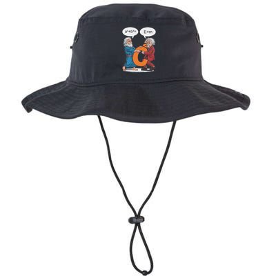 Funny Geek Outfit Nerd Costume Pythagoras Vs Einstein Legacy Cool Fit Booney Bucket Hat