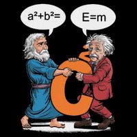 Funny Geek Outfit Nerd Costume Pythagoras Vs Einstein Drawstring Bag