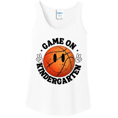 Funny Game On Kindergarten Basketball First Day Of School Ladies Essential Tank