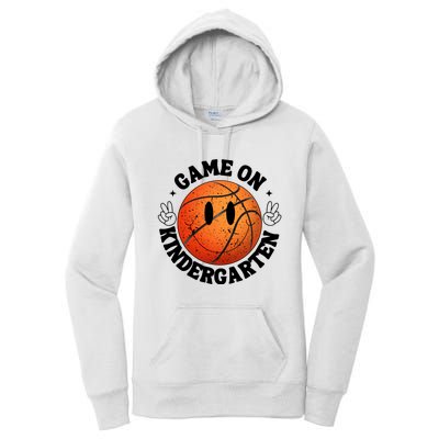 Funny Game On Kindergarten Basketball First Day Of School Women's Pullover Hoodie