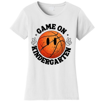 Funny Game On Kindergarten Basketball First Day Of School Women's T-Shirt