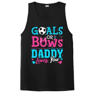 funny Goals Or Bows Daddy Loves You Soccer PosiCharge Competitor Tank