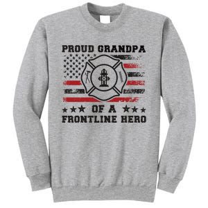 Firefighter Grandpa Of A Hero Firefighter Grandfather Cool Gift Sweatshirt