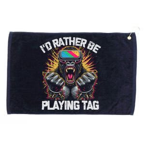 Funny Game Outfits Grommeted Golf Towel