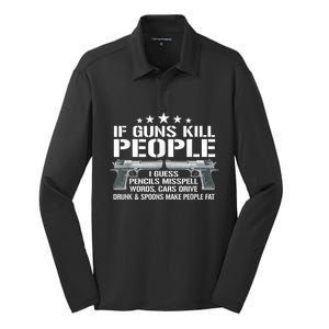 Funny Gun Owner 2nd Amendment Humor Gift Gun Rights Pro Gun Silk Touch Performance Long Sleeve Polo