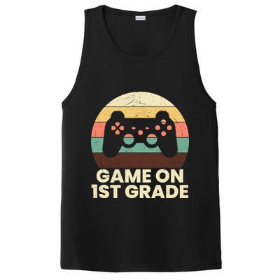 Funny Game On 1st Grade Vintage Back To School PosiCharge Competitor Tank