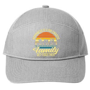 Funny Group Outfit Big Family Reunion Family Party 7-Panel Snapback Hat