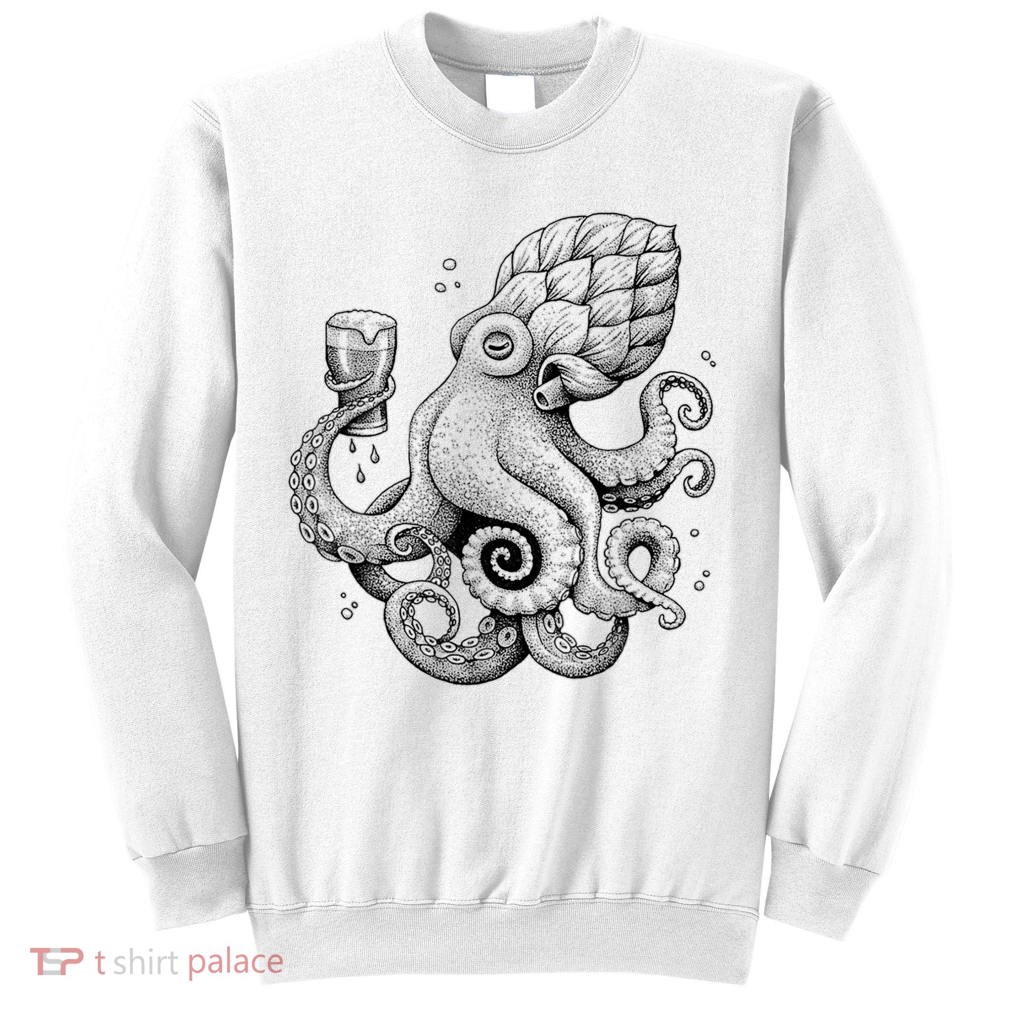 Funny Graphic Octopus Sweatshirt