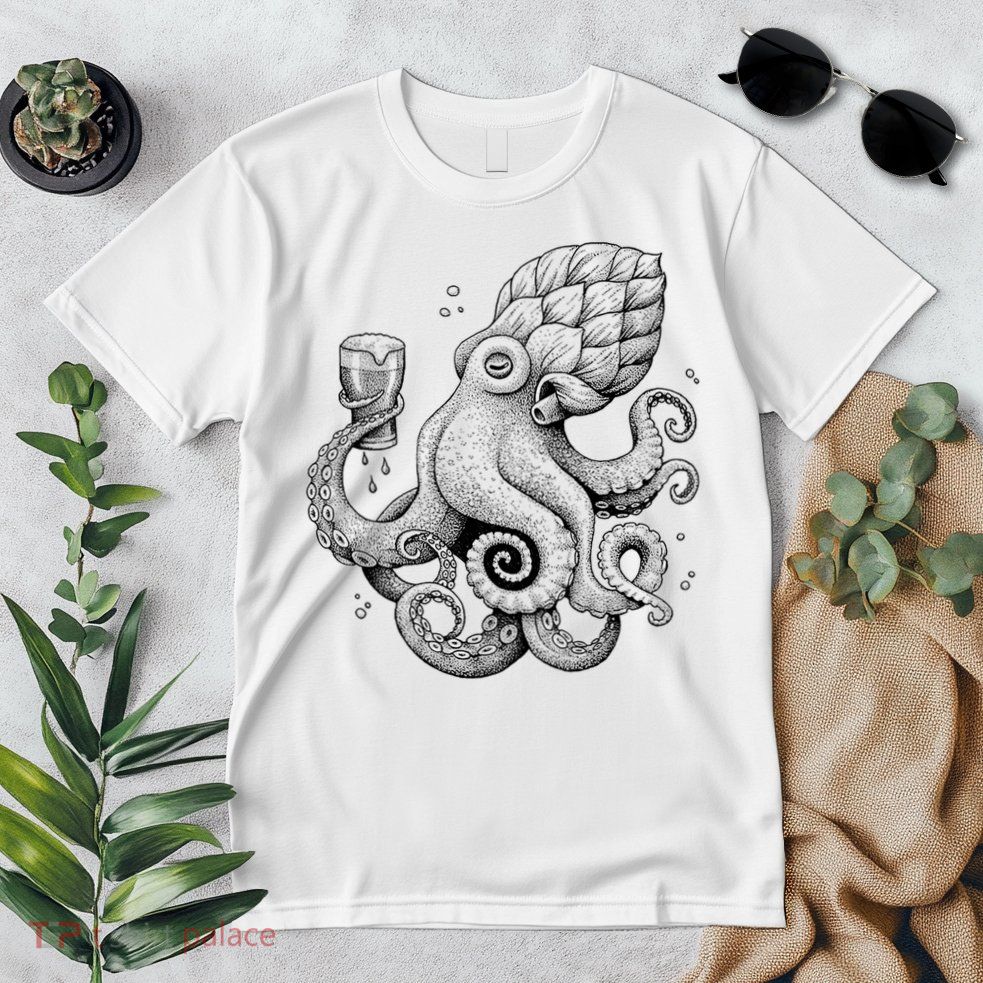 Funny Graphic Octopus Premium T-Shirt