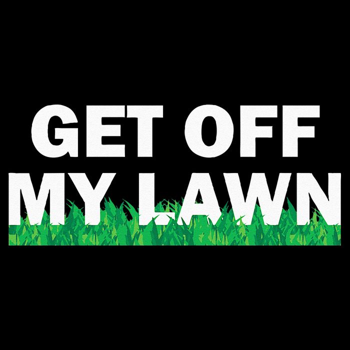 Funny Get Off My Lawn Quote Landscaping Gardening 16 in Basic Backpack