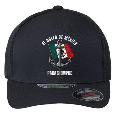 Forever Gulf Of Mexico Falg 1550 Liberal El Golfo De Mexico Flexfit Unipanel Trucker Cap