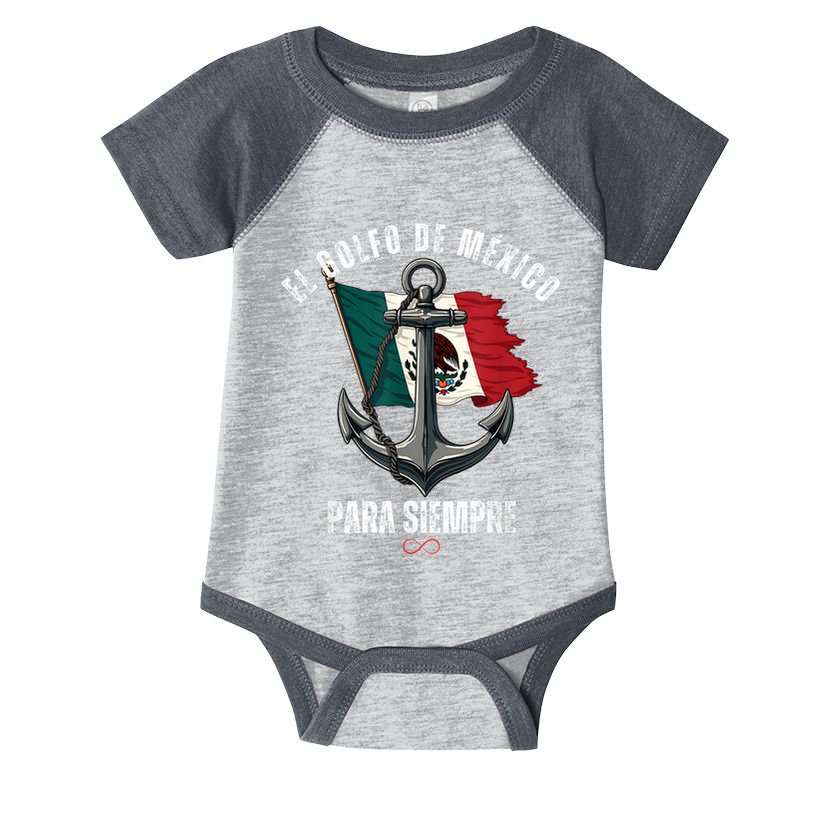 Forever Gulf Of Mexico Falg 1550 Liberal El Golfo De Mexico Infant Baby Jersey Bodysuit