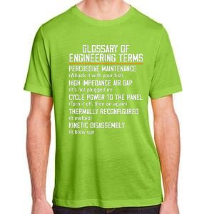 Funny Glossary Of Engineering Terms For Engineering Student Adult ChromaSoft Performance T-Shirt