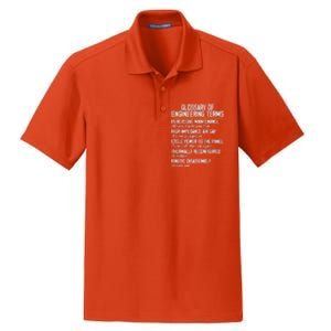 Funny Glossary Of Engineering Terms For Engineering Student Dry Zone Grid Polo