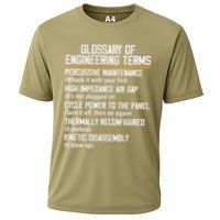 Funny Glossary Of Engineering Terms For Engineering Student Cooling Performance Crew T-Shirt