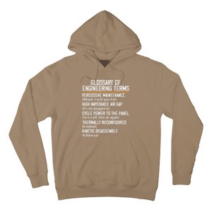 Funny Glossary Of Engineering Terms For Engineering Student Hoodie