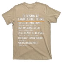 Funny Glossary Of Engineering Terms For Engineering Student T-Shirt