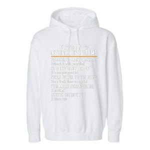 Funny Glossary Of Engineering Terms For Engineering Student Garment-Dyed Fleece Hoodie