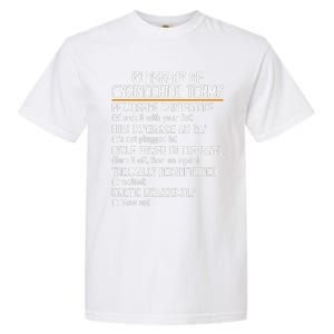 Funny Glossary Of Engineering Terms For Engineering Student Garment-Dyed Heavyweight T-Shirt