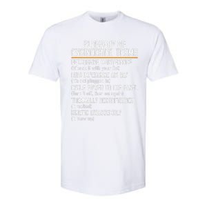 Funny Glossary Of Engineering Terms For Engineering Student Softstyle CVC T-Shirt