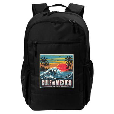 Forever Gulf Of Mexico Since 1550 Retro Vintage Beach Sunset Backpack