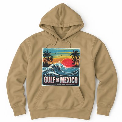 Forever Gulf Of Mexico Since 1550 Retro Vintage Beach Sunset Hoodie