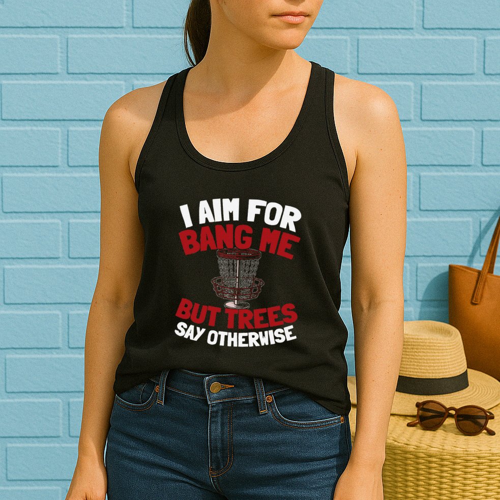 Frisbee Golf Outdoor Sport Disc Golf Womens Tank Top