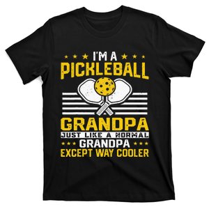 Funny Grandpa Pickleball For Grandfather Papa Daddy T-Shirt