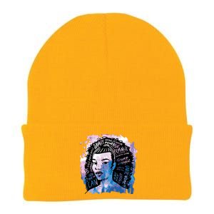 Feminist Girl Power Quote Knit Cap Winter Beanie