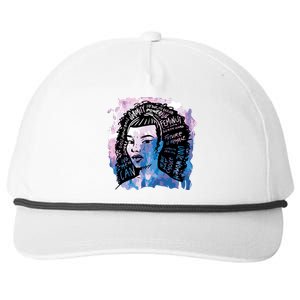 Feminist Girl Power Quote Snapback Five-Panel Rope Hat