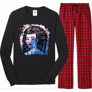 Feminist Girl Power Quote Long Sleeve Pajama Set