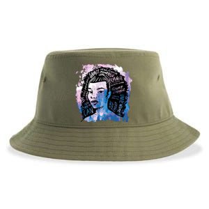 Feminist Girl Power Quote Sustainable Bucket Hat