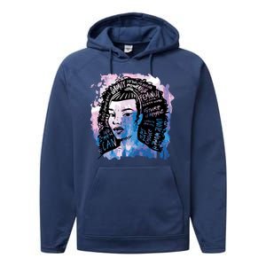 Feminist Girl Power Quote Performance Fleece Hoodie