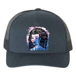 Feminist Girl Power Quote Yupoong Adult 5-Panel Trucker Hat