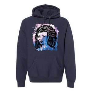 Feminist Girl Power Quote Premium Hoodie