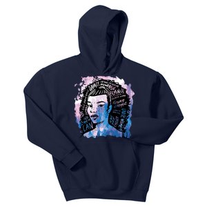 Feminist Girl Power Quote Kids Hoodie