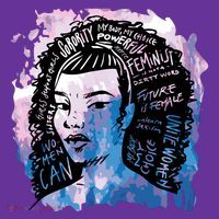Feminist Girl Power Quote Performance Shirt