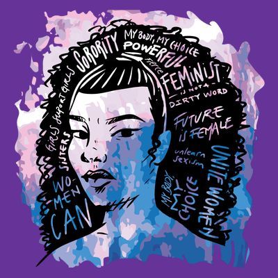 Feminist Girl Power Quote T-Shirt