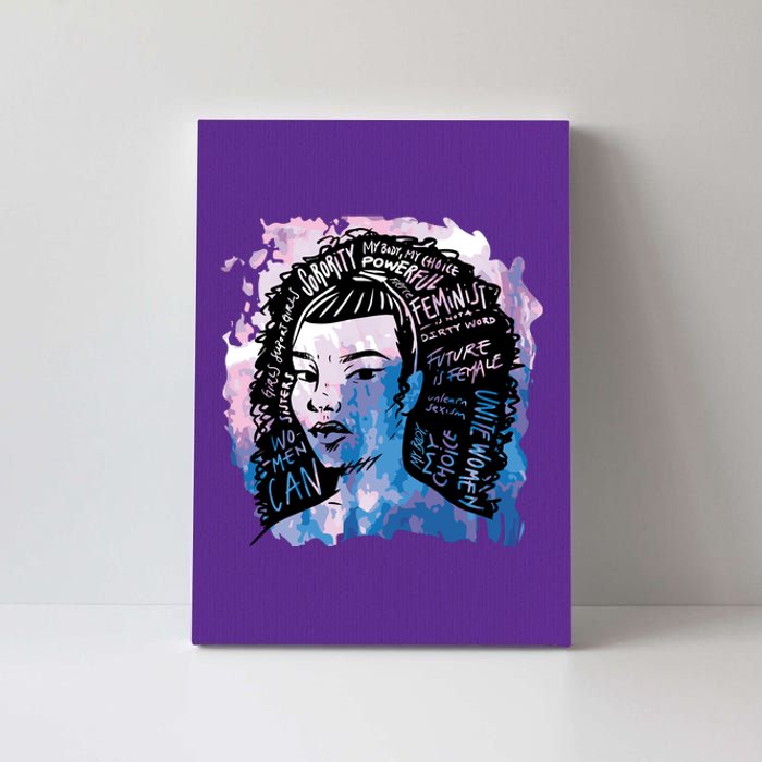 Feminist Girl Power Quote Canvas