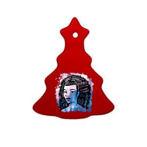 Feminist Girl Power Quote Ceramic Tree Ornament