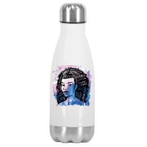 Feminist Girl Power Quote Stainless Steel Insulated Water Bottle