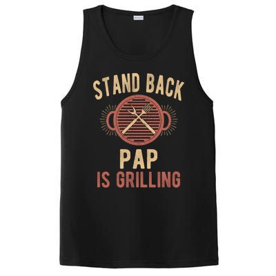 Funny Grilling Pap Bbq Pap Grandpa Cool Gift PosiCharge Competitor Tank