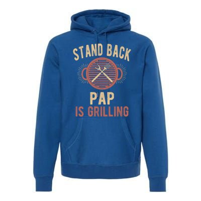 Funny Grilling Pap Bbq Pap Grandpa Cool Gift Premium Hoodie