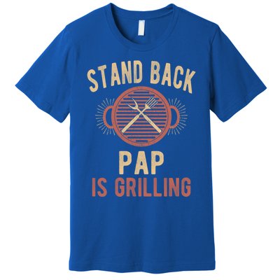 Funny Grilling Pap Bbq Pap Grandpa Cool Gift Premium T-Shirt